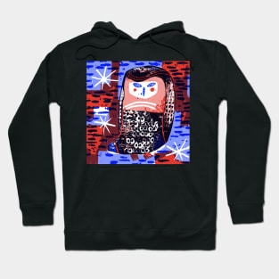 Owl in Starry Night Hoodie